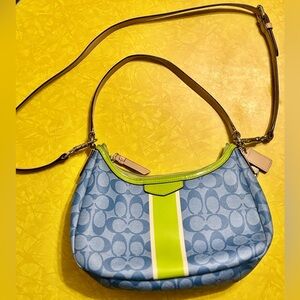 Coach Handbag Hobo Style Purse - F29942